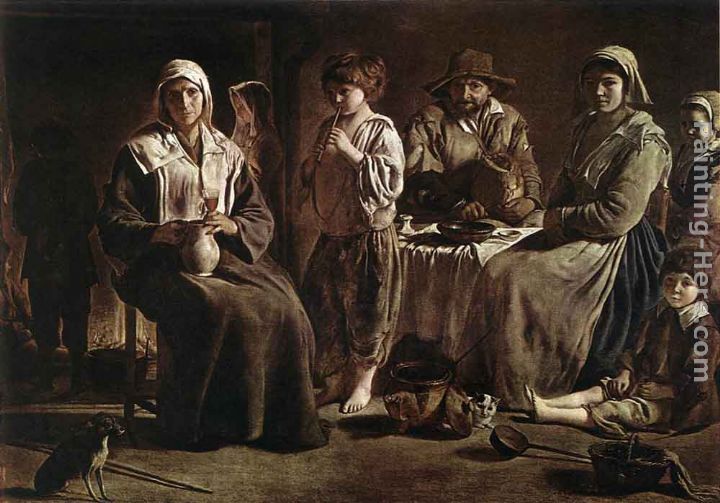 Peasant Family painting - Louis Le Nain Peasant Family art painting